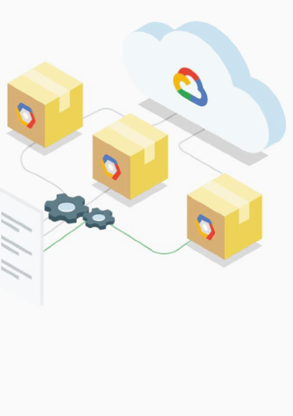 Image of 3 blocks with a cloud image