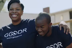 a woman and a man from Good smiling